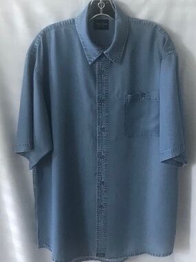 Indigo Palms Denim Co. 100% Lyocell Button Down Shirt